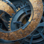 Amazing Graphics Art Collection: Modern Metallic Gears - HD Desktop Wallpaper & Backgrounds.