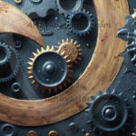 Amazing Graphics Art Collection: Modern Metallic Gears - HD Desktop Wallpaper & Backgrounds.