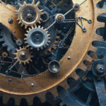 Amazing Graphics Art Collection: Modern Metallic Gears - HD Desktop Wallpaper & Backgrounds.