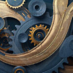 Amazing Graphics Art Collection: Modern Metallic Gears - HD Desktop Wallpaper & Backgrounds.