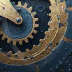 Amazing Graphics Art Collection: Modern Metallic Gears - HD Desktop Wallpaper & Backgrounds.