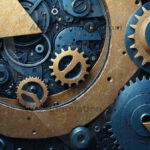 Amazing Graphics Art Collection: Modern Metallic Gears - HD Desktop Wallpaper & Backgrounds.