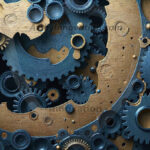 Amazing Graphics Art Collection: Modern Metallic Gears - HD Desktop Wallpaper & Backgrounds.