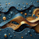 Amazing Graphics Art Collection: Modern Metallic Gears - HD Desktop Wallpaper & Backgrounds.