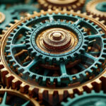 Amazing Graphics Art Collection: Modern Metallic Gears - HD Desktop Wallpaper & Backgrounds.