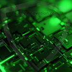 Amazing Graphics Art Collection: Modern Technology Green & Black - HD Desktop Wallpaper & Backgrounds.