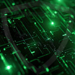 Amazing Graphics Art Collection: Modern Technology Green & Black - HD Desktop Wallpaper & Backgrounds.