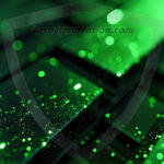 Amazing Graphics Art Collection: Modern Technology Green & Black - HD Desktop Wallpaper & Backgrounds.