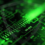 Amazing Graphics Art Collection: Modern Technology Green & Black - HD Desktop Wallpaper & Backgrounds.