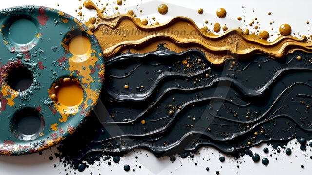 Logo Paint Strokes Design. Company Logo Designs, logo designs without text, ready for creating your brand identity and logo for your business or project. Exactly what your company needs to get started. Part of the Amazing Digital Graphics Art Collection.