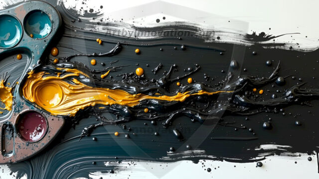 Logo Paint Strokes Design. Company Logo Designs, logo designs without text, ready for creating your brand identity and logo for your business or project. Exactly what your company needs to get started. Part of the Amazing Digital Graphics Art Collection.