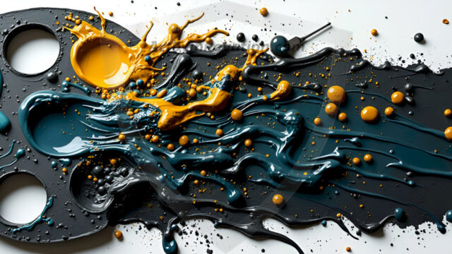 Logo Paint Strokes Design. Company Logo Designs, logo designs without text, ready for creating your brand identity and logo for your business or project. Exactly what your company needs to get started. Part of the Amazing Digital Graphics Art Collection.