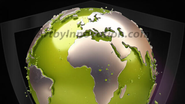 AI-generated Earth orb art featuring sculpted golden continents and deep sapphire oceans, reimagining our planet as a breathtaking artistic object.