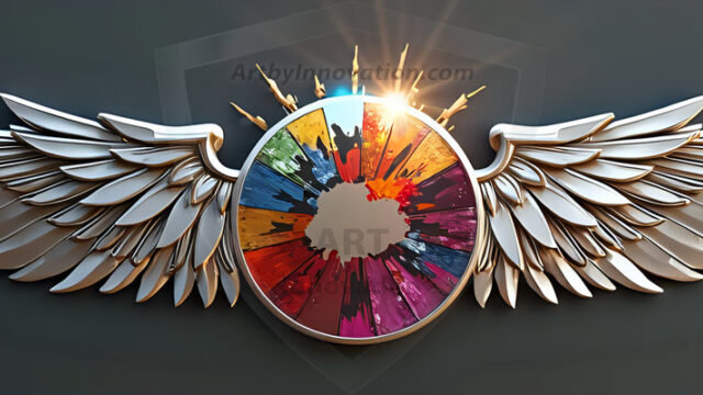 Logo Artist Pallet Winged Design: Amazing Digital Graphics Art Collection.
Company Logo Designs, logo designs without text, ready for creating your brand identity and logo for your business or project. Exactly what your company needs to get started. Part of the Amazing Digital Graphics Art Collection.