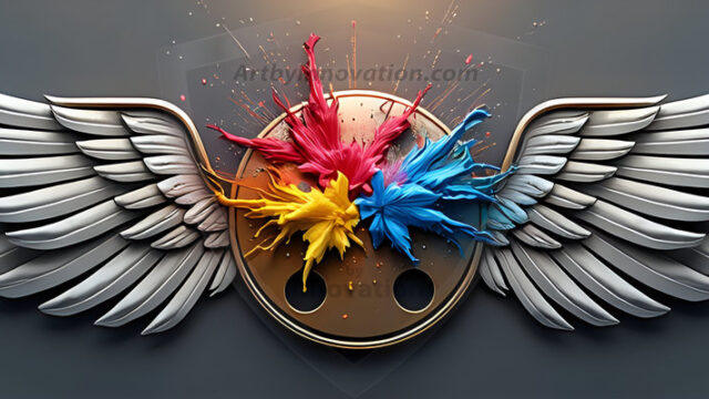 Logo Artist Pallet Winged Design: Amazing Digital Graphics Art Collection.
Company Logo Designs, logo designs without text, ready for creating your brand identity and logo for your business or project. Exactly what your company needs to get started. Part of the Amazing Digital Graphics Art Collection.