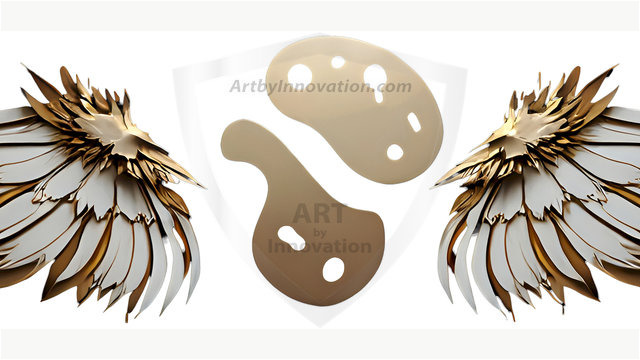 Logo Artist Pallet Winged Design: Amazing Digital Graphics Art Collection.
Company Logo Designs, logo designs without text, ready for creating your brand identity and logo for your business or project. Exactly what your company needs to get started. Part of the Amazing Digital Graphics Art Collection.