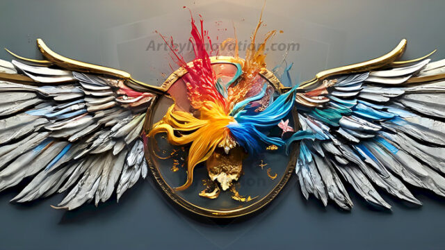 Logo Artist Pallet Winged Design: Amazing Digital Graphics Art Collection.
Company Logo Designs, logo designs without text, ready for creating your brand identity and logo for your business or project. Exactly what your company needs to get started. Part of the Amazing Digital Graphics Art Collection.