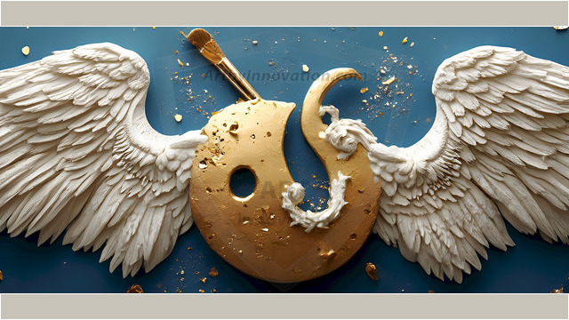 Logo Artist Pallet Winged Design: Amazing Digital Graphics Art Collection.
Company Logo Designs, logo designs without text, ready for creating your brand identity and logo for your business or project. Exactly what your company needs to get started. Part of the Amazing Digital Graphics Art Collection.