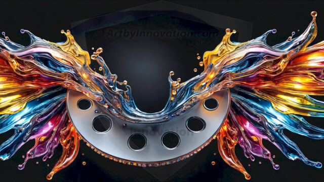 Logo Artist Pallet Winged Design: Amazing Digital Graphics Art Collection.
Company Logo Designs, logo designs without text, ready for creating your brand identity and logo for your business or project. Exactly what your company needs to get started. Part of the Amazing Digital Graphics Art Collection.