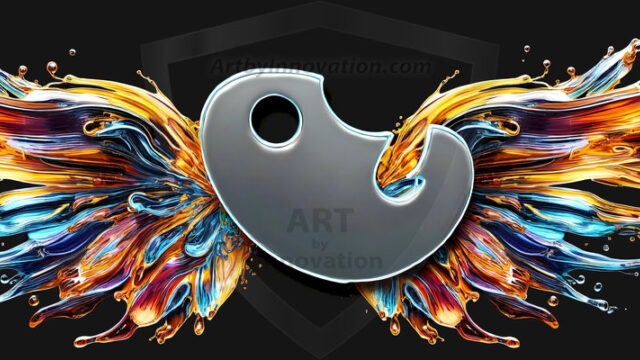 Logo Artist Pallet Winged Design: Amazing Digital Graphics Art Collection.
Company Logo Designs, logo designs without text, ready for creating your brand identity and logo for your business or project. Exactly what your company needs to get started. Part of the Amazing Digital Graphics Art Collection.