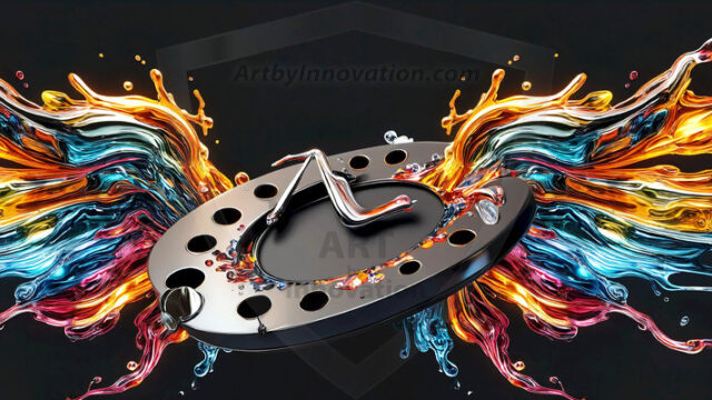 Logo Artist Pallet Winged Design: Amazing Digital Graphics Art Collection.
Company Logo Designs, logo designs without text, ready for creating your brand identity and logo for your business or project. Exactly what your company needs to get started. Part of the Amazing Digital Graphics Art Collection.