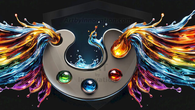 Logo Artist Pallet Winged Design: Amazing Digital Graphics Art Collection.
Company Logo Designs, logo designs without text, ready for creating your brand identity and logo for your business or project. Exactly what your company needs to get started. Part of the Amazing Digital Graphics Art Collection.