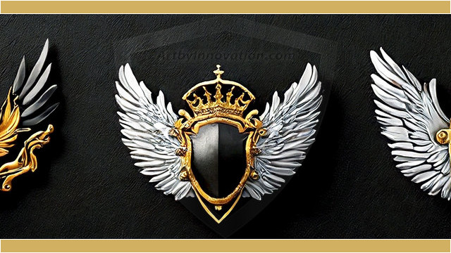 Logo Artist Pallet Winged Design: Amazing Digital Graphics Art Collection.
Company Logo Designs, logo designs without text, ready for creating your brand identity and logo for your business or project. Exactly what your company needs to get started. Part of the Amazing Digital Graphics Art Collection.