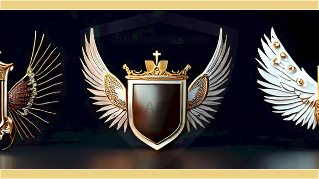 Logo Artist Pallet Winged Design: Amazing Digital Graphics Art Collection.
Company Logo Designs, logo designs without text, ready for creating your brand identity and logo for your business or project. Exactly what your company needs to get started. Part of the Amazing Digital Graphics Art Collection.