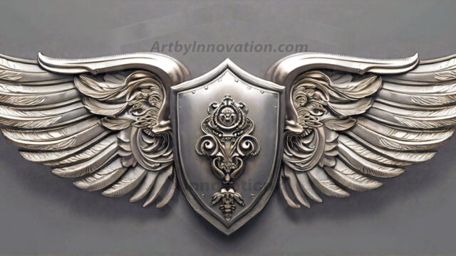 Logo Artist Pallet Winged Design: Amazing Digital Graphics Art Collection.
Company Logo Designs, logo designs without text, ready for creating your brand identity and logo for your business or project. Exactly what your company needs to get started. Part of the Amazing Digital Graphics Art Collection.