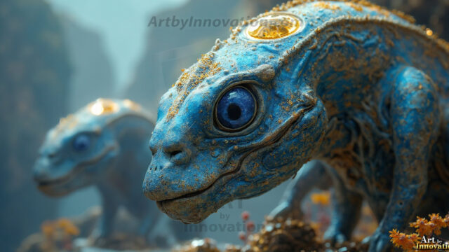 Amazing Alien Life forms and Planets. Fantasy Photographs, by Art by Innovation. Vibrant and detailed, high-resolution quality rendering of fantasy worlds with amazing creatures, both the fauna and flora, that might exist on alien worlds.
