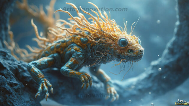 Amazing Alien Life forms and Planets. Fantasy Photographs, by Art by Innovation. Vibrant and detailed, high-resolution quality rendering of fantasy worlds with amazing creatures, both the fauna and flora, that might exist on alien worlds.
