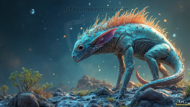 Amazing Alien Life forms and Planets. Fantasy Photographs, by Art by Innovation. Vibrant and detailed, high-resolution quality rendering of fantasy worlds with amazing creatures, both the fauna and flora, that might exist on alien worlds.