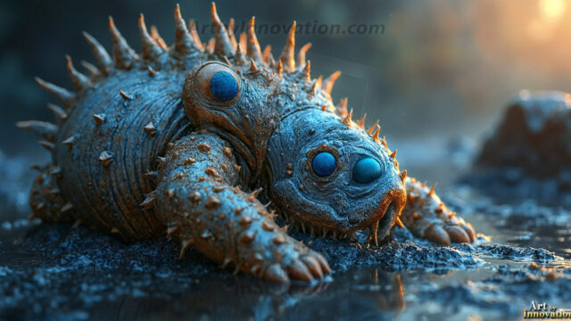 Amazing Alien Life forms and Planets. Fantasy Photographs, by Art by Innovation. Vibrant and detailed, high-resolution quality rendering of fantasy worlds with amazing creatures, both the fauna and flora, that might exist on alien worlds.