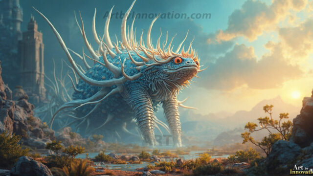 Amazing Alien Life forms and Planets. Fantasy Photographs, by Art by Innovation. Vibrant and detailed, high-resolution quality rendering of fantasy worlds with amazing creatures, both the fauna and flora, that might exist on alien worlds.