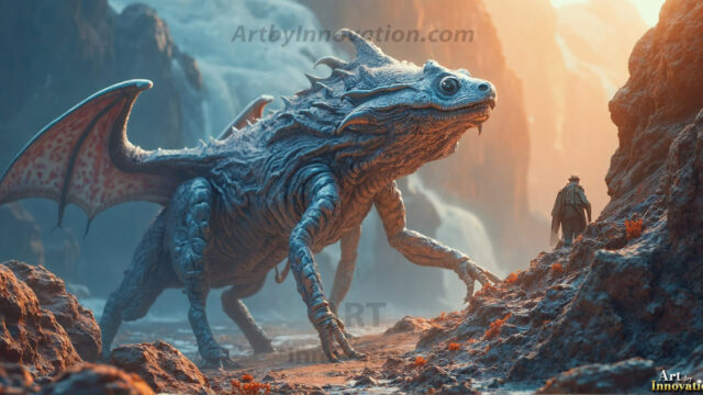 Amazing Alien Life forms and Planets. Fantasy Photographs, by Art by Innovation. Vibrant and detailed, high-resolution quality rendering of fantasy worlds with amazing creatures, both the fauna and flora, that might exist on alien worlds.