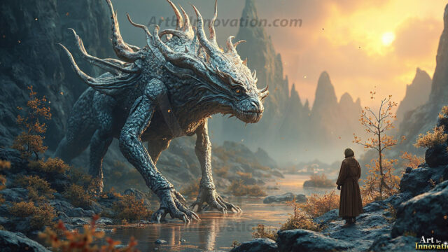 Amazing Alien Life forms and Planets. Fantasy Photographs, by Art by Innovation. Vibrant and detailed, high-resolution quality rendering of fantasy worlds with amazing creatures, both the fauna and flora, that might exist on alien worlds.