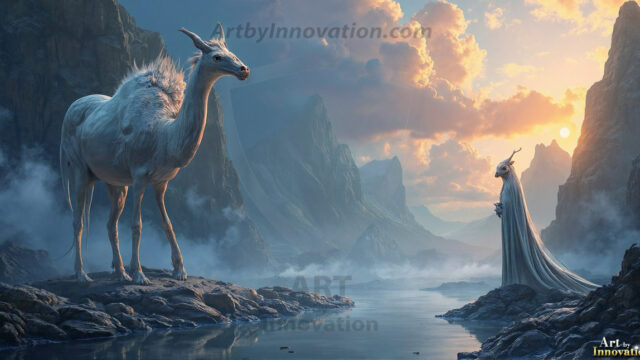 Amazing Alien Life forms and Planets. Fantasy Photographs, by Art by Innovation. Vibrant and detailed, high-resolution quality rendering of fantasy worlds with amazing creatures, both the fauna and flora, that might exist on alien worlds.