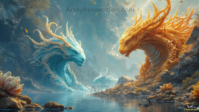 Amazing Alien Life forms and Planets. Fantasy Photographs, by Art by Innovation. Vibrant and detailed, high-resolution quality rendering of fantasy worlds with amazing creatures, both the fauna and flora, that might exist on alien worlds.