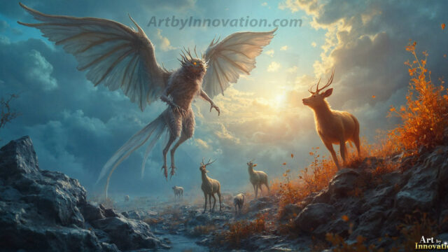 Amazing Alien Life forms and Planets. Fantasy Photographs, by Art by Innovation. Vibrant and detailed, high-resolution quality rendering of fantasy worlds with amazing creatures, both the fauna and flora, that might exist on alien worlds.