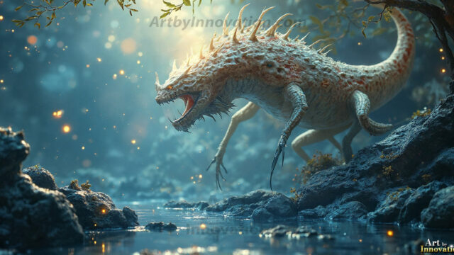 Amazing Alien Life forms and Planets. Fantasy Photographs, by Art by Innovation. Vibrant and detailed, high-resolution quality rendering of fantasy worlds with amazing creatures, both the fauna and flora, that might exist on alien worlds.