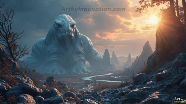 Amazing Alien Life forms and Planets. Fantasy Photographs, by Art by Innovation. Vibrant and detailed, high-resolution quality rendering of fantasy worlds with amazing creatures, both the fauna and flora, that might exist on alien worlds.