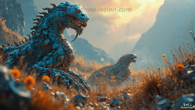 Amazing Alien Life forms and Planets. Fantasy Photographs, by Art by Innovation. Vibrant and detailed, high-resolution quality rendering of fantasy worlds with amazing creatures, both the fauna and flora, that might exist on alien worlds.