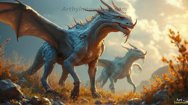 Amazing Alien Life forms and Planets. Fantasy Photographs, by Art by Innovation. Vibrant and detailed, high-resolution quality rendering of fantasy worlds with amazing creatures, both the fauna and flora, that might exist on alien worlds.