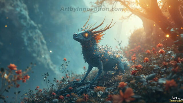 Amazing Alien Life forms and Planets. Fantasy Photographs, by Art by Innovation. Vibrant and detailed, high-resolution quality rendering of fantasy worlds with amazing creatures, both the fauna and flora, that might exist on alien worlds.