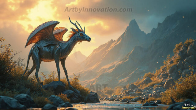 Amazing Alien Life forms and Planets. Fantasy Photographs, by Art by Innovation. Vibrant and detailed, high-resolution quality rendering of fantasy worlds with amazing creatures, both the fauna and flora, that might exist on alien worlds.
