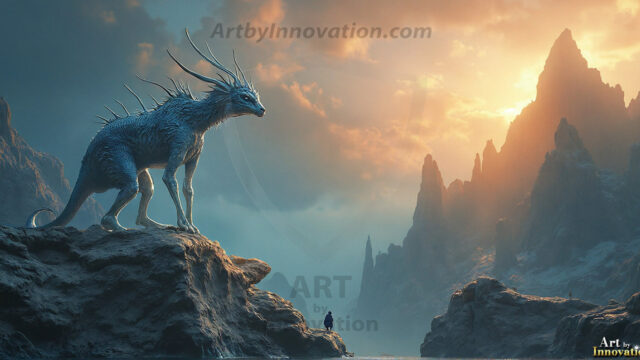 Amazing Alien Life forms and Planets. Fantasy Photographs, by Art by Innovation. Vibrant and detailed, high-resolution quality rendering of fantasy worlds with amazing creatures, both the fauna and flora, that might exist on alien worlds.