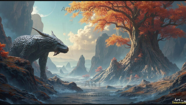 Amazing Alien Life forms and Planets. Fantasy Photographs, by Art by Innovation. Vibrant and detailed, high-resolution quality rendering of fantasy worlds with amazing creatures, both the fauna and flora, that might exist on alien worlds.