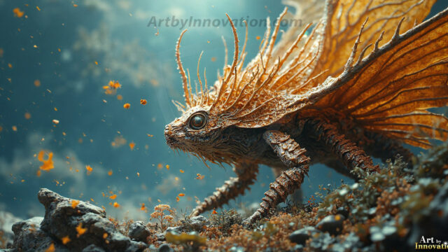 Amazing Alien Life forms and Planets. Fantasy Photographs, by Art by Innovation. Vibrant and detailed, high-resolution quality rendering of fantasy worlds with amazing creatures, both the fauna and flora, that might exist on alien worlds.