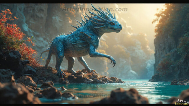 Amazing Alien Life forms and Planets. Fantasy Photographs, by Art by Innovation. Vibrant and detailed, high-resolution quality rendering of fantasy worlds with amazing creatures, both the fauna and flora, that might exist on alien worlds.