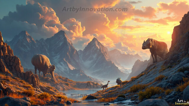 Amazing Alien Life forms and Planets. Fantasy Photographs, by Art by Innovation. Vibrant and detailed, high-resolution quality rendering of fantasy worlds with amazing creatures, both the fauna and flora, that might exist on alien worlds.
